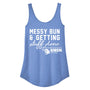 Messy Bun & Getting Stuff DoneTanksEmpowered Siren ApparelSmallblueblue tank topcotton blend