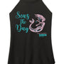 Seas The DayTanksEmpowered Siren ApparelXSBlackcottoncotton blend