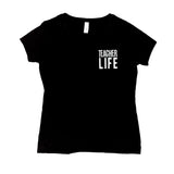 Teacher Life - Teacher LifeTee ShirtEmpowered Siren ApparelEmpowered Siren ApparelTLTeeMediumTeacher Life Crew Neck Tee Shirt