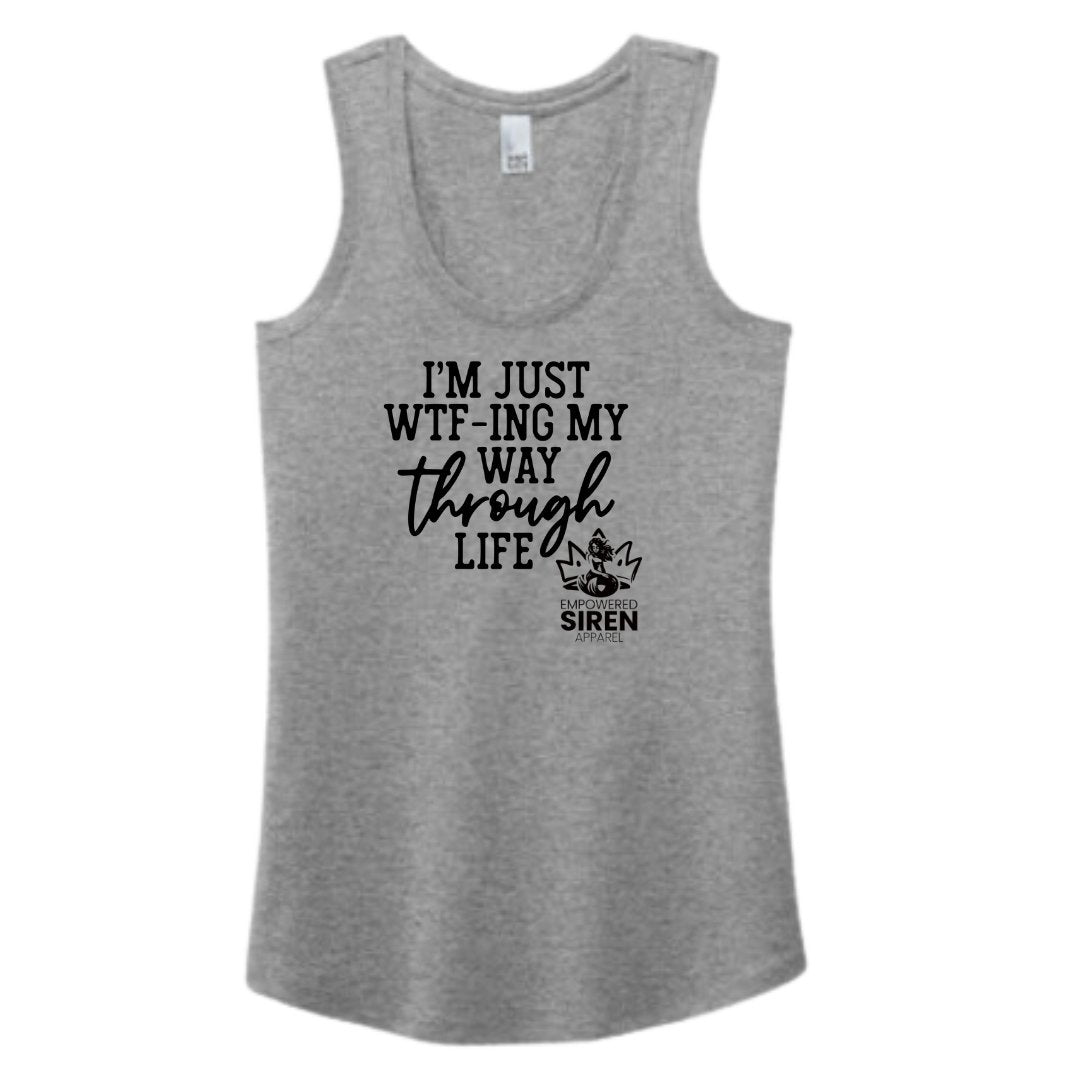 WTF-ing My WayTanksEmpowered Siren ApparelRacerback TankSmallclassic fitcottoncotton blend